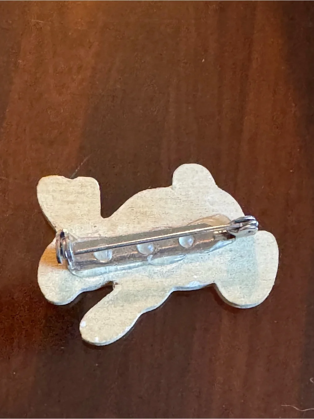 Bunny Pin Brooch Pair‎ Vintage Handcrafted Spring Easter